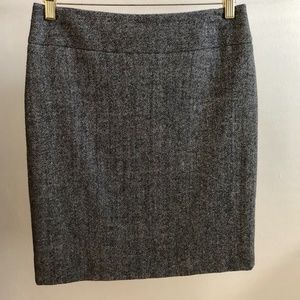 Banana Republic Tweed, zipper slit skirt